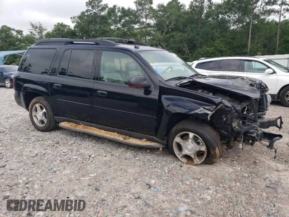 2005 Chevrolet TrailBlazer LT with VIN 1GNES16SX56148697, listed as a Copart auction lot 60306255 with 170,616 mi miles and Salvage title. Bid and sale history available at DreamBid. Image 4.
