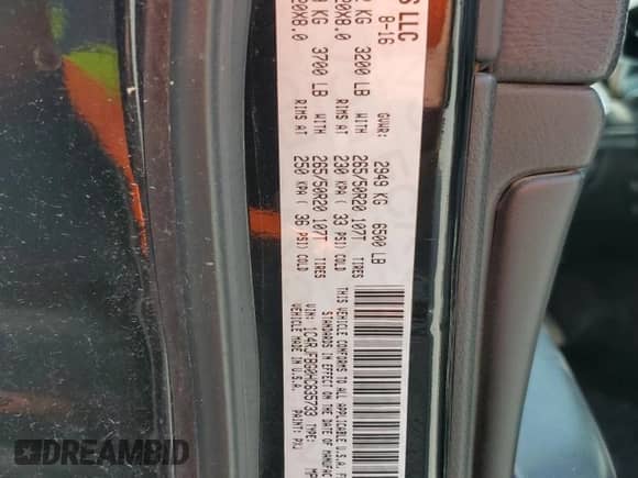 2017 Jeep Grand Cherokee Limited с VIN 1C4RJFBG0HC635733, выставлен на аукционе Copart как лот 63461325 с пробегом 130 894 миль миль и Списание • Salvage title. История ставок и продаж доступна на DreamBid. Изображение 13.