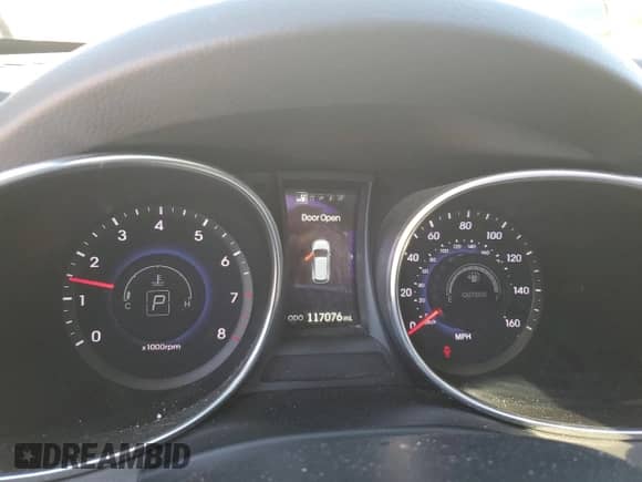 2013 Hyundai Santa Fe Sport with VIN 5XYZUDLB7DG076766, listed as a Copart auction lot 85505135 with 117,076 mi miles and Salvage title. Bid and sale history available at DreamBid. Image 9.