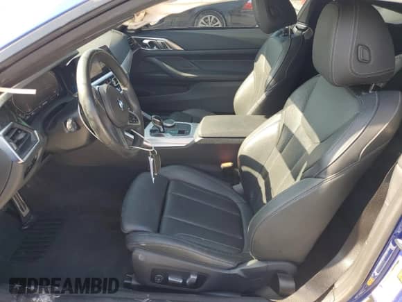 2022 BMW 4 Series 430i with VIN WBA53AP04NCK05705, listed as a Copart auction lot 53692445 with 39,080 mi miles and Salvage title. Bid and sale history available at DreamBid. Image 7.