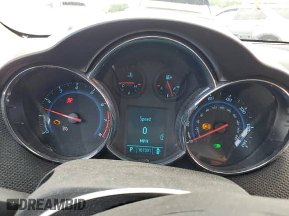 2011 Chevrolet Cruze LTZ z VIN 1G1PH5S90B7285155, wystawiony jako Copart lot #63095555 z przebiegiem 187 301 mil mil oraz Czysty tytuł • Clean title. Historia ofert i sprzedaży dostępna na DreamBid. Obrazek 9.