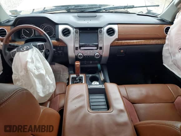 2016 Toyota Tundra Platinum with VIN 5TFGW5F19GX207773, listed as a Copart auction lot 51948075 with Not provided miles and Salvage title. Bid and sale history available at DreamBid. Image 8.