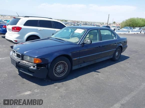 1998 BMW 7 Series 740iL with VIN WBAGJ8328WDM25441, listed as a IAAI auction lot 42998841 with 177,779 mi miles and . Bid and sale history available at DreamBid. Image 2.