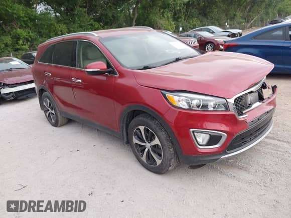 2016 Kia Sorento EX with VIN 5XYPH4A11GG030912, listed as a IAAI auction lot 42672419 with 124,000 mi miles and . Bid and sale history available at DreamBid. Image 1.
