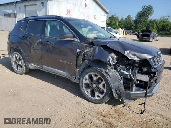 2020 Jeep Compass Limited with VIN 3C4NJDCB6LT236036, listed as a Copart auction lot 65977365 with 31,846 mi miles and Non repairable. Bid and sale history available at DreamBid. Image 4.