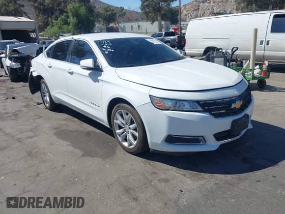 2017 Chevrolet Impala LT z VIN 2G1105SA0H9121807, wystawiony jako IAAI lot #42899666 z przebiegiem 67 942 mil mil oraz . Historia ofert i sprzedaży dostępna na DreamBid. Obrazek 1.