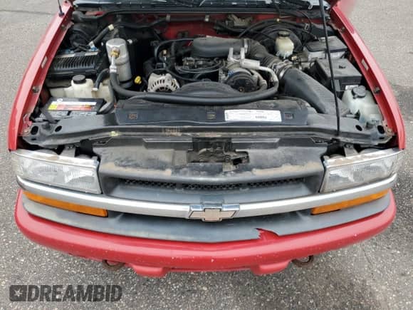 1998 Chevrolet S-10 LS with VIN 1GCDT19X4WK225212, listed as a Copart auction lot 68795515 with 114,300 mi miles and Clean title. Bid and sale history available at DreamBid. Image 11.