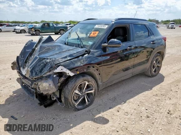 2022 Chevrolet TrailBlazer RS с VIN KL79MTSL0NB069820, выставлен на аукционе Copart как лот 71528285 с пробегом Не указан миль и Списание • Salvage title. История ставок и продаж доступна на DreamBid. Изображение 1.