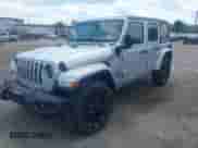 2023 Jeep Wrangler Sahara with VIN 1C4JJXP69PW695915, listed as a IAAI auction lot 42662028 with 36,957 mi miles and . Bid and sale history available at DreamBid. Image 19.