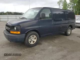 2008 Chevrolet Express Cargo с VIN 1GCFG15X181158693, выставлен на аукционе Copart как лот 51988455 с пробегом 170 349 миль миль и Списание • Salvage title. История ставок и продаж доступна на DreamBid. Изображение 1.