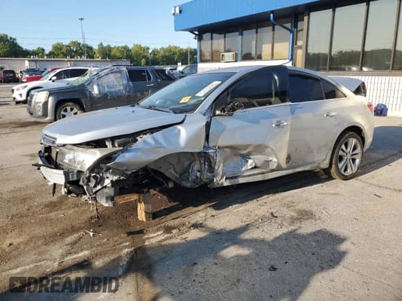 2011 Chevrolet Cruze LTZ z VIN 1G1PH5S91B7178776, wystawiony jako Copart lot #70820775 z przebiegiem 100 785 mil mil oraz Szkoda całkowita • Salvage title. Historia ofert i sprzedaży dostępna na DreamBid. Obrazek 1.