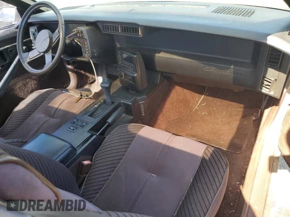 1984 Chevrolet Camaro z VIN 1G1AS87H0EL180247, wystawiony jako Copart lot #89513425 z przebiegiem Nie podano mil oraz Czysty tytuł • Clean title. Historia ofert i sprzedaży dostępna na DreamBid. Obrazek 8.