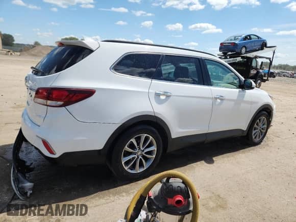 2018 Hyundai Santa Fe SE z VIN KM8SM4HF7JU275285, wystawiony jako Copart lot #70603195 z przebiegiem 62 467 mil mil oraz Szkoda całkowita • Salvage title. Historia ofert i sprzedaży dostępna na DreamBid. Obrazek 3.