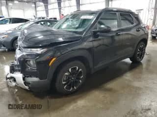 2021 Chevrolet TrailBlazer LT с VIN KL79MRSL5MB141161, выставлен на аукционе Copart как лот 68344245 с пробегом 54 433 миль миль и Списание • Salvage title. История ставок и продаж доступна на DreamBid. Изображение 1.