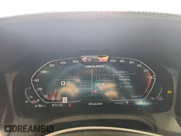 2022 BMW 4 Series M440i xDrive с VIN WBA13AW03NFM41096, выставлен на аукционе Copart как лот 68650185 с пробегом 26 654 миль миль и Списание • Salvage title. История ставок и продаж доступна на DreamBid. Изображение 9.