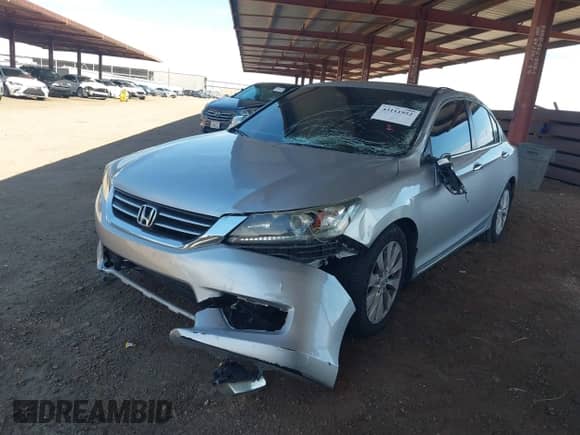 2013 Honda Accord EX-L z VIN 1HGCR2F84DA225356, wystawiony jako IAAI lot #43111952 z przebiegiem 123 588 mil mil oraz . Historia ofert i sprzedaży dostępna na DreamBid. Obrazek 2.