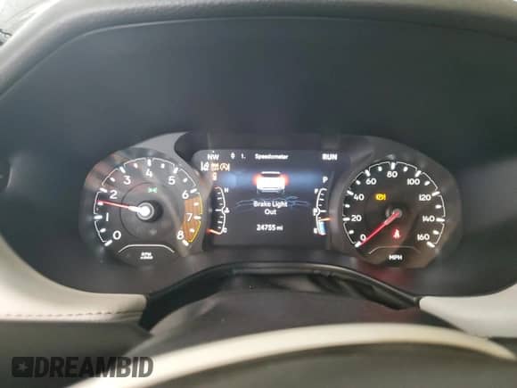 2022 Jeep Compass (RED) Edition with VIN 3C4NJDCB8NT113406, listed as a Copart auction lot 71039445 with 24,755 mi miles and Salvage title. Bid and sale history available at DreamBid. Image 9.