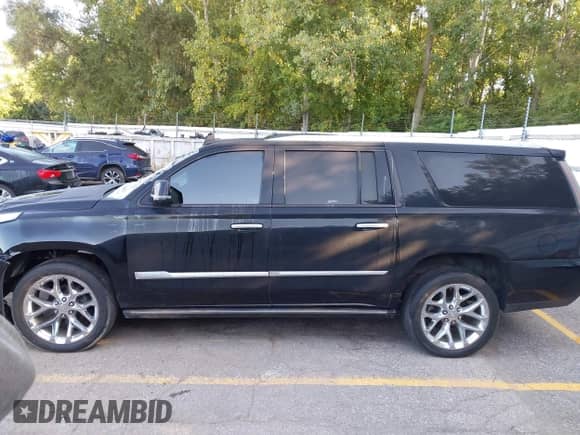 2017 Cadillac Escalade ESV Platinum with VIN 1GYS4KKJXHR194388, listed as a IAAI auction lot 43152737 with 116,134 mi miles and . Bid and sale history available at DreamBid. Image 14.