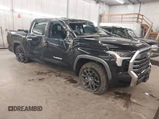2022 Toyota Tundra Limited with VIN 5TFJA5DBXNX020295, listed as a IAAI auction lot 42768986 with 46,659 mi miles and . Bid and sale history available at DreamBid. Image 1.