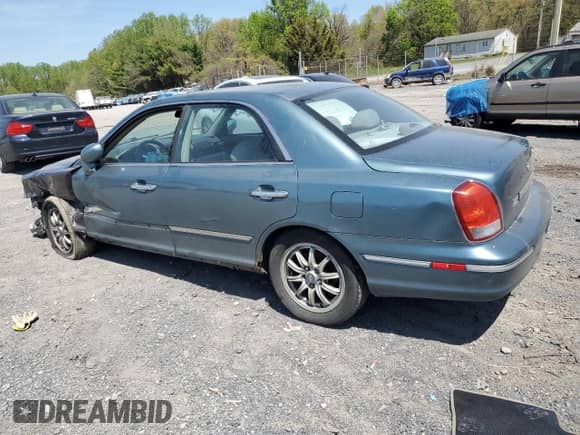 2002 Hyundai XG L with VIN KMHFU45E12A167647, listed as a Copart auction lot 54046255 with Not provided miles and Salvage title. Bid and sale history available at DreamBid. Image 2.