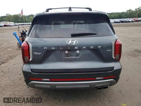 2023 Hyundai Palisade SEL with VIN KM8R4DGE3PU527906, listed as a Copart auction lot 68300875 with 24,753 mi miles and Salvage title. Bid and sale history available at DreamBid. Image 6.