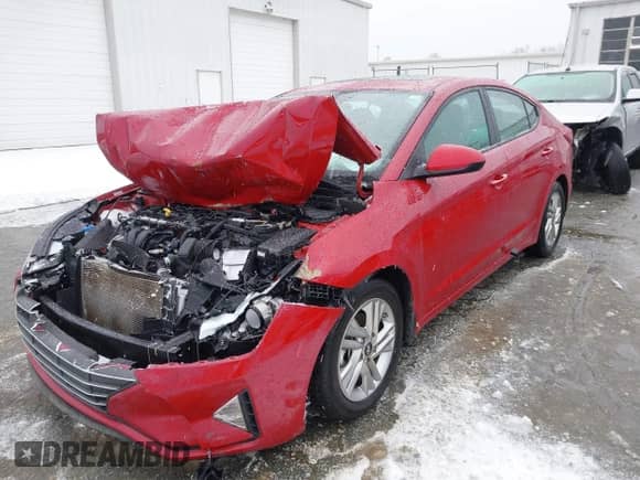 2020 Hyundai Elantra Value Edition with VIN KMHD84LF2LU084137, listed as a IAAI auction lot 41599599 with 62,827 mi miles and . Bid and sale history available at DreamBid. Image 2.
