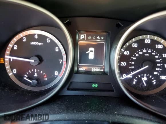 2017 Hyundai Santa Fe SE z VIN KM8SMDHFXHU168838, wystawiony jako Copart lot #70705455 z przebiegiem 59 486 mil mil oraz Szkoda całkowita • Salvage title. Historia ofert i sprzedaży dostępna na DreamBid. Obrazek 9.