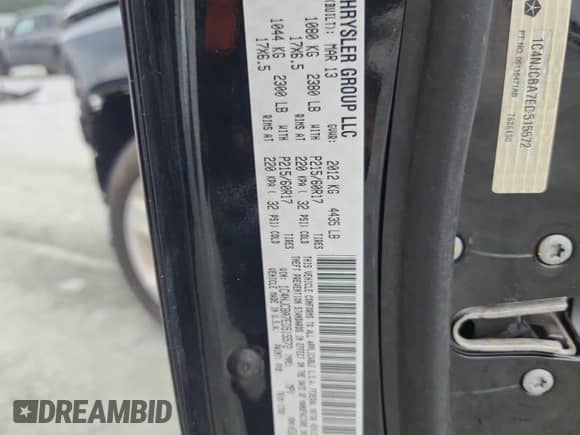 2014 Jeep Compass Sport с VIN 1C4NJCBA7ED515572, выставлен на аукционе Copart как лот 68657185 с пробегом 158 857 миль миль и Списание • Salvage title. История ставок и продаж доступна на DreamBid. Изображение 13.