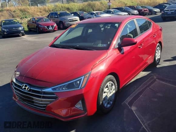 2019 Hyundai Elantra SE with VIN 5NPD74LF7KH483335, listed as a Copart auction lot 89655125 with 27,660 mi miles and Clean title. Bid and sale history available at DreamBid. Image 2.
