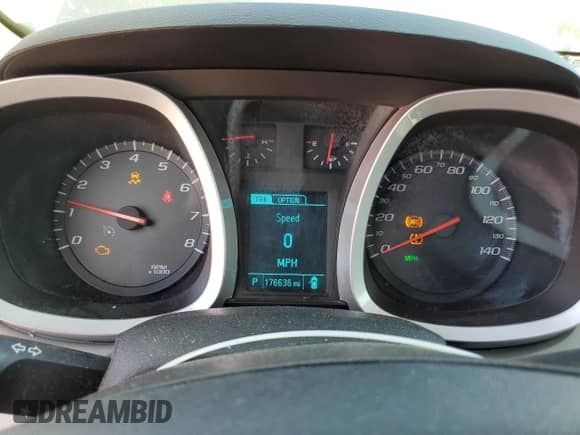 2016 Chevrolet Equinox LS with VIN 2GNFLEEK6G6118118, listed as a Copart auction lot 84209165 with 176,636 mi miles and Salvage title. Bid and sale history available at DreamBid. Image 9.
