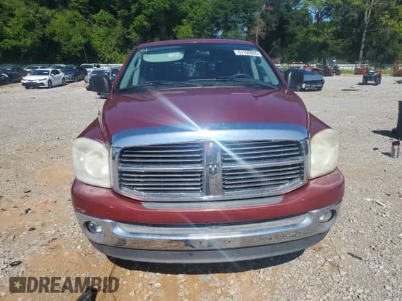 2007 Dodge 1500 SLT with VIN 1D7HA18297S213707, listed as a Copart auction lot 67196805 with 192,450 mi miles and Salvage title. Bid and sale history available at DreamBid. Image 5.