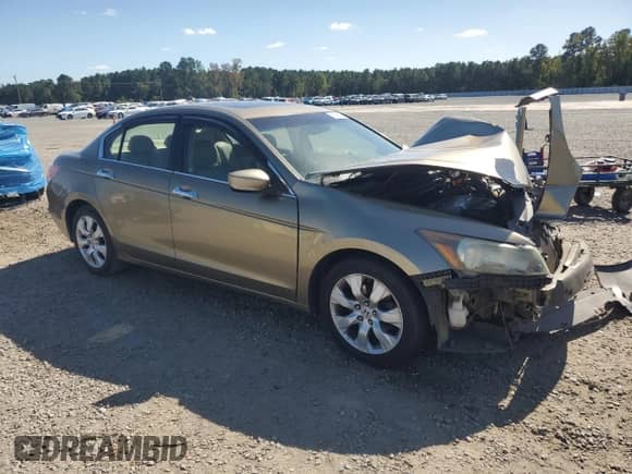 2009 Honda Accord EX-L with VIN 1HGCP368X9A027786, listed as a Copart auction lot 81861365 with 165,563 mi miles and Salvage title. Bid and sale history available at DreamBid. Image 4.