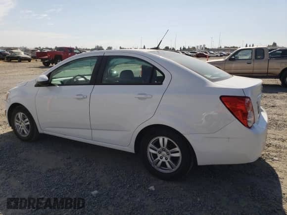 2012 Chevrolet Sonic LS with VIN 1G1JA5SH5C4149219, listed as a Copart auction lot 70209755 with 35,717 mi miles and Salvage title. Bid and sale history available at DreamBid. Image 2.