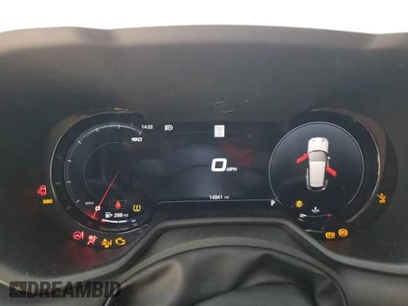 2024 Dodge Hornet GT with VIN ZACNDFAN4R3A37882, listed as a Copart auction lot 65736675 with 14,941 mi miles and Non repairable. Bid and sale history available at DreamBid. Image 9.