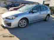 2018 Subaru Impreza Premium with VIN 4S3GTAD68J3745492, listed as a Copart auction lot 85920855 with 93,102 mi miles and Salvage title. Bid and sale history available at DreamBid. Image 1.