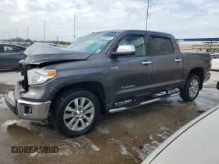 2017 Toyota Tundra Limited with VIN 5TFFW5F12HX217042, listed as a Copart auction lot 85084754 with 75,864 mi miles and Salvage title. Bid and sale history available at DreamBid. Image 1.