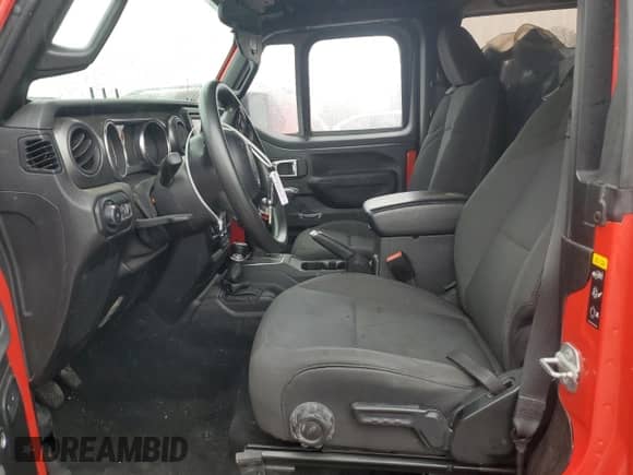 2021 Jeep Wrangler Sport с VIN 1C4GJXAG8MW788027, выставлен на аукционе Copart как лот 85940584 с пробегом 42 401 миль миль и Списание • Salvage title. История ставок и продаж доступна на DreamBid. Изображение 7.
