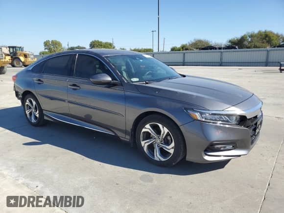 2018 Honda Accord EX-L with VIN 1HGCV1F55JA062305, listed as a Copart auction lot 82506305 with 57,786 mi miles and Salvage title. Bid and sale history available at DreamBid. Image 4.