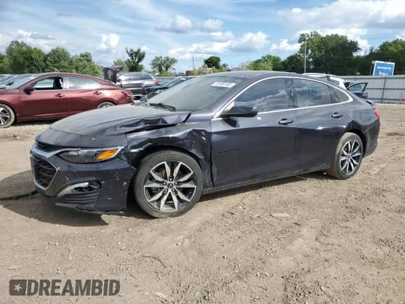 2022 Chevrolet Malibu RS с VIN 1G1ZG5ST3NF202190, выставлен на аукционе Copart как лот 70700765 с пробегом 50 273 миль миль и Списание • Salvage title. История ставок и продаж доступна на DreamBid. Изображение 1.