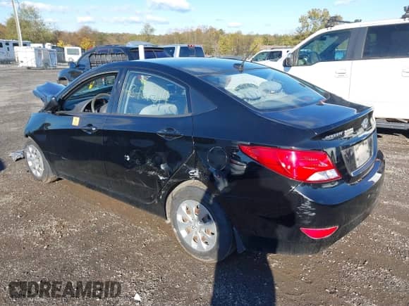 2016 Hyundai Accent SE with VIN KMHCT4AE2GU017600, listed as a IAAI auction lot 43487314 with 69,564 mi miles and . Bid and sale history available at DreamBid. Image 3.