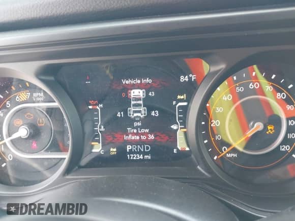 2024 Jeep Wrangler Sport S с VIN 1C4PJXDN6RW123452, выставлен на аукционе IAAI как лот 42382840 с пробегом 17 234 миль миль и . История ставок и продаж доступна на DreamBid. Изображение 7.