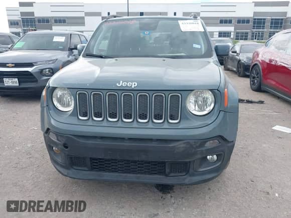 2018 Jeep Renegade Latitude with VIN ZACCJABB9JPH84320, listed as a IAAI auction lot 43326018 with 91,014 mi miles and . Bid and sale history available at DreamBid. Image 12.