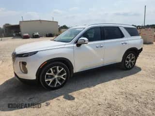 2022 Hyundai Palisade SEL with VIN KM8R44HE3NU471266, listed as a Copart auction lot 80148195 with 64,159 mi miles and Salvage title. Bid and sale history available at DreamBid. Image 1.
