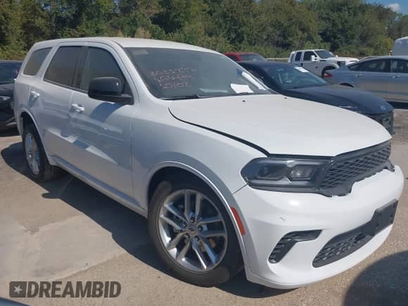 2026 Dodge Durango GT Plus with VIN 1C4RDJDG8TC163474, listed as a IAAI auction lot 43473816 with 1,440 mi miles and . Bid and sale history available at DreamBid. Image 1.