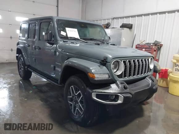 2024 Jeep Wrangler Sahara с VIN 1C4PJXEG9RW355379, выставлен на аукционе IAAI как лот 41409782 с пробегом 921 миль миль и . История ставок и продаж доступна на DreamBid. Изображение 1.