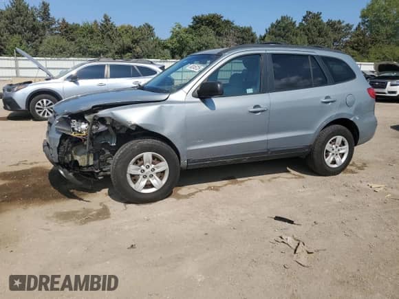 2009 Hyundai Santa Fe GLS with VIN 5NMSG73DX9H321617, listed as a Copart auction lot 80245725 with 123,154 mi miles and Salvage title. Bid and sale history available at DreamBid. Image 1.