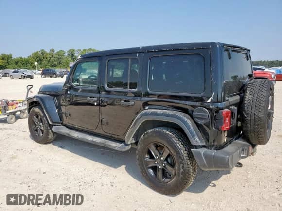 2022 Jeep Wrangler Unlimited Sahara Altitude z VIN 1C4HJXEN8NW262561, wystawiony jako Copart lot #80064045 z przebiegiem 29 013 mil mil oraz Szkoda całkowita • Salvage title. Historia ofert i sprzedaży dostępna na DreamBid. Obrazek 2.