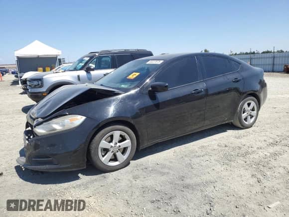 2016 Dodge Dart SXT Sport with VIN 1C3CDFFA8GD820886, listed as a Copart auction lot 65227075 with 296,158 mi miles and Salvage title. Bid and sale history available at DreamBid. Image 1.