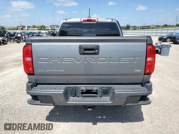 2022 Chevrolet Colorado 4WD Z71 with VIN 1GCGTDENXN1302494, listed as a Copart auction lot 71361025 with 47,883 mi miles and Salvage title. Bid and sale history available at DreamBid. Image 6.