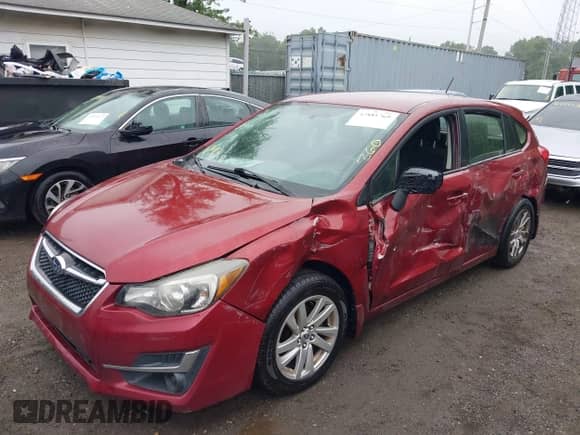 2016 Subaru Impreza Premium z VIN JF1GPAB6XG8287446, wystawiony jako IAAI lot #42881769 z przebiegiem 102 285 mil mil oraz . Historia ofert i sprzedaży dostępna na DreamBid. Obrazek 2.